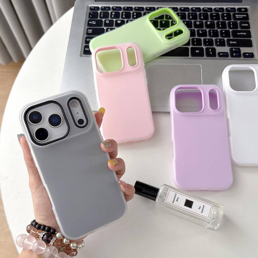 For iPhone 17 Pro Jelly Color Matte Feel PC Hybrid TPU Phone Case(Purple)