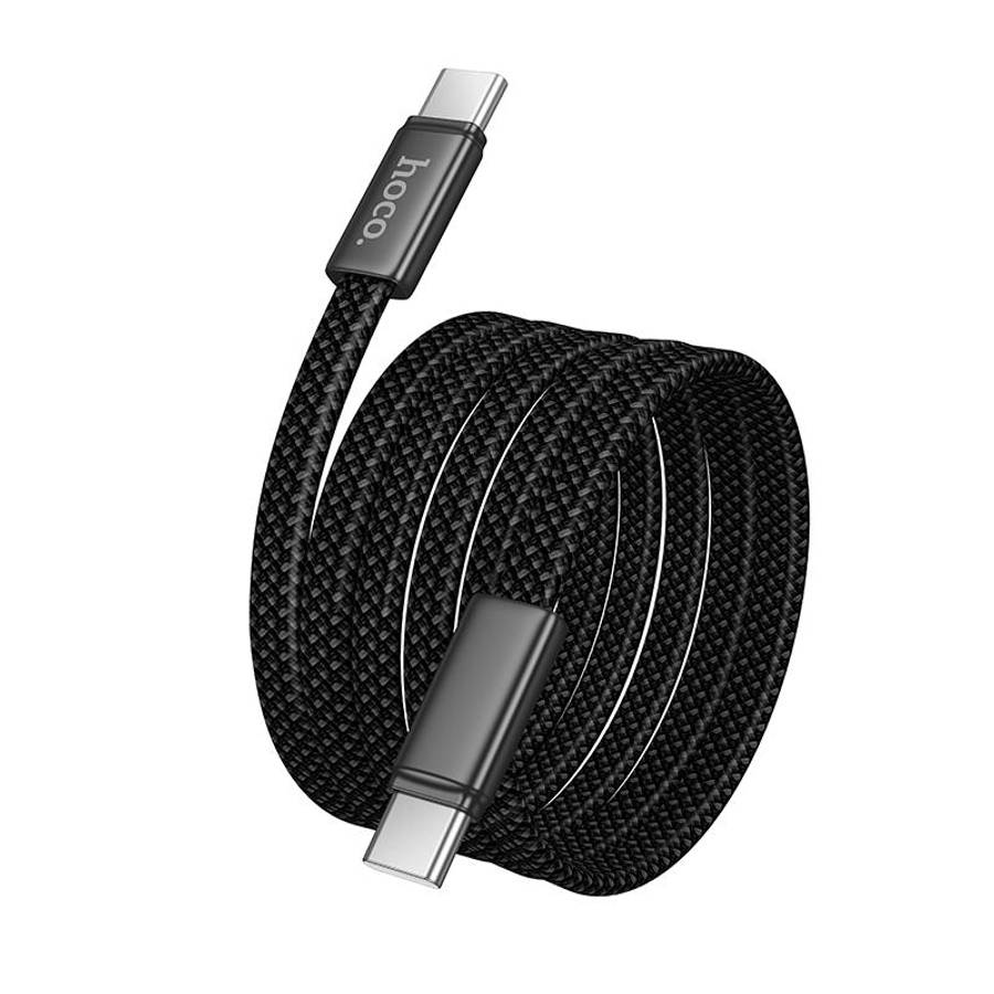 hoco X125 USB-C / Type-C to USB-C / Type-C Exceso 60W Charging Data Cable, Length: 1m(White)