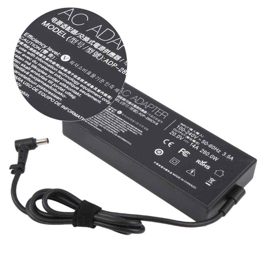 280W 20A 14A Power Adapter with DC 6.0x3.7mm Port For Asus, Plug:AU Plug