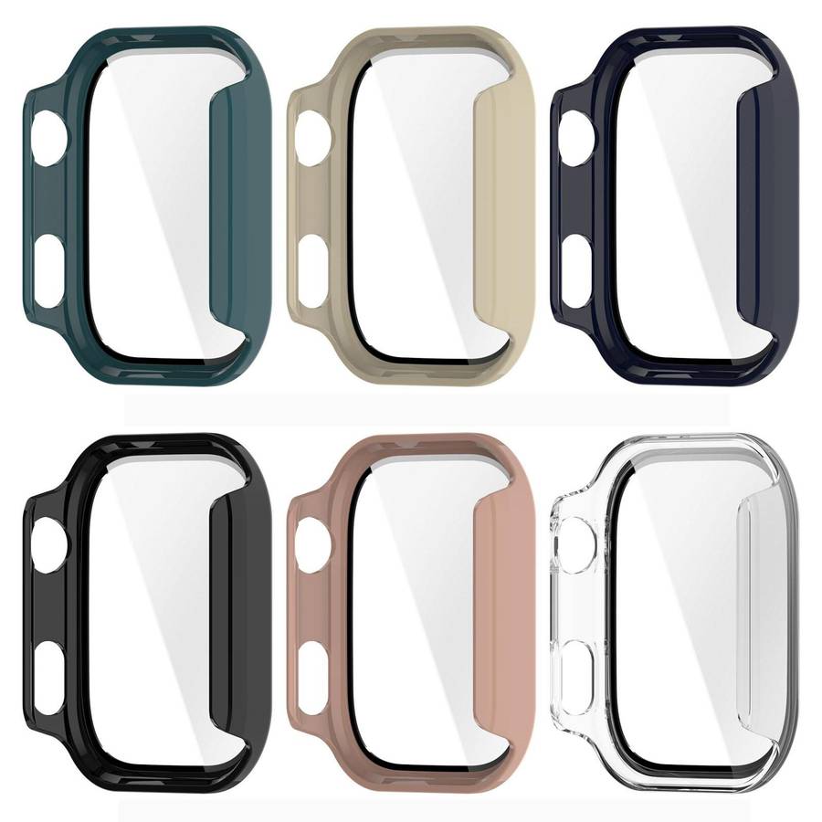 For Redmi Watch 6 xDfind Tempered Film Integrated PC Watch Protective Cover(Dark Blue)