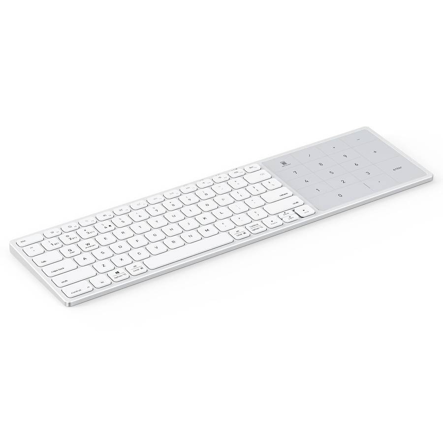 DUX DUCIS LK Pro Series Universal Dual-Mode Aluminum Alloy Wireless Keyboard With Touch Digital Pane