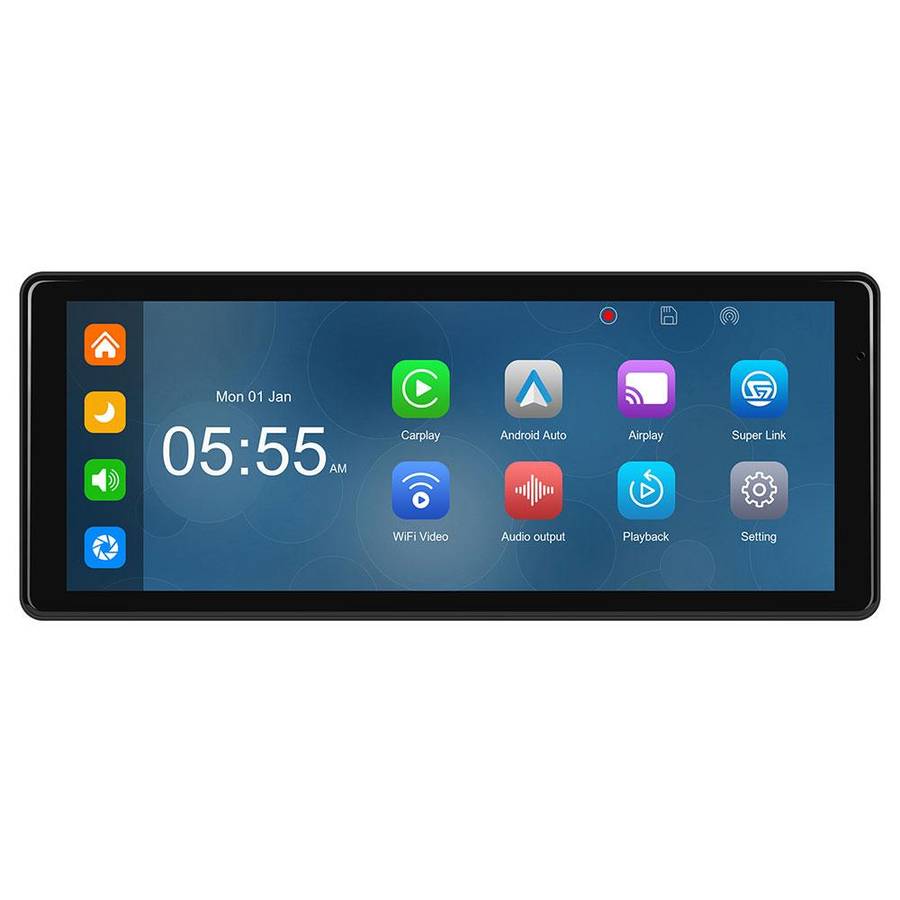 8.1 inch 2.5K Center CarPlay Auto Car Portable Navigation Screen, Specification:Standard+Reversing C