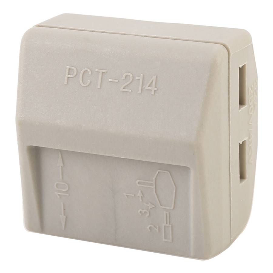 10 PCS 4 Port PCT Series Architectural Wiring Connector LED Lamp Conductor Distributor Junction Box