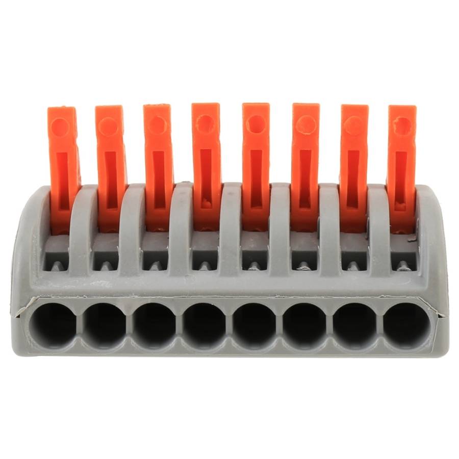 10 PCS 8 Port PCT Series Architectural Wiring Connector LED Lamp Conductor Distributor Junction Box