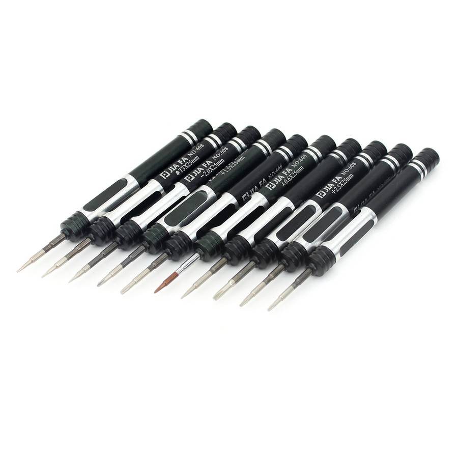 JF-8134 10 in 1 Multi-model Available Metal Mobile Phone Repair Tool Combination Screwdriver