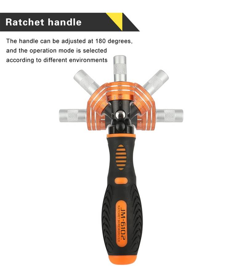 JAKEMY JM-6101 53 in 1 Labor Saving Ratchet Screwdriver Repair Tool Set
