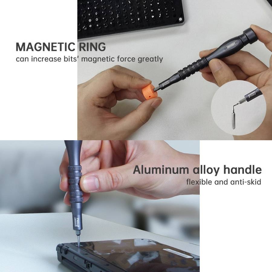 JAKEMY JM-8177 106 in 1 Screwdriver Bit Head Extension Rod Multi-functional Combination Repair Too