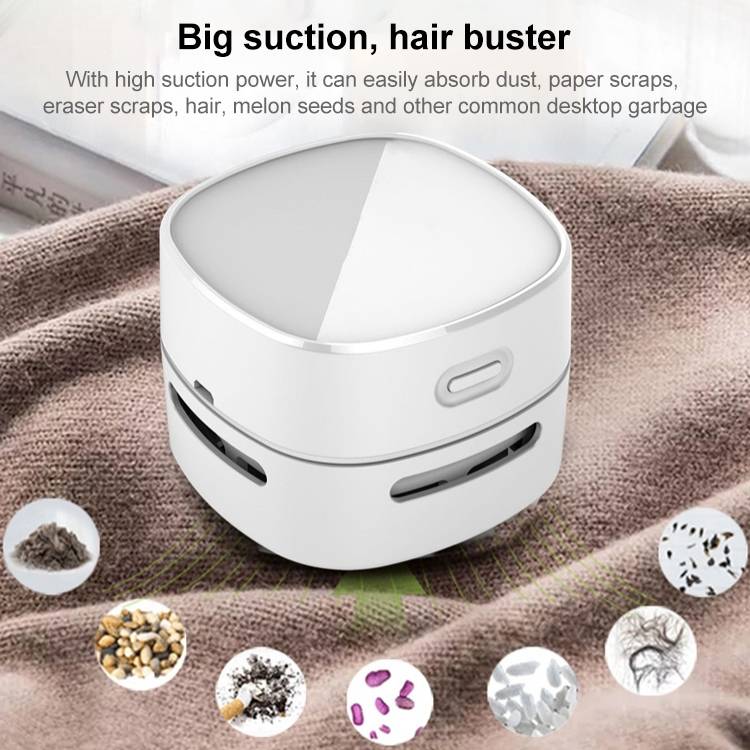 4W Hardcover Rechargeable Style Portable Handheld Wireless Mini Desktop Vacuum Cleaner(Green)