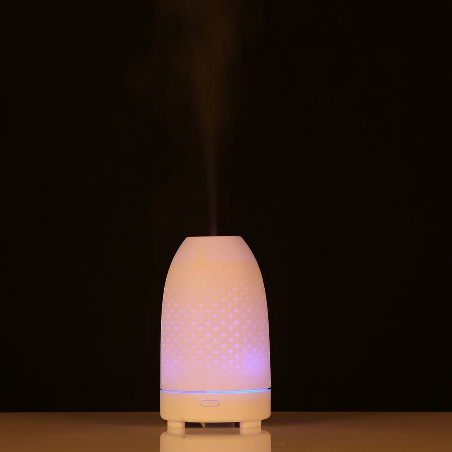 5W Honeycomb Texture Mini Humidifier with Colorful Light, Capacity: 50ml, DC 5V(White)
