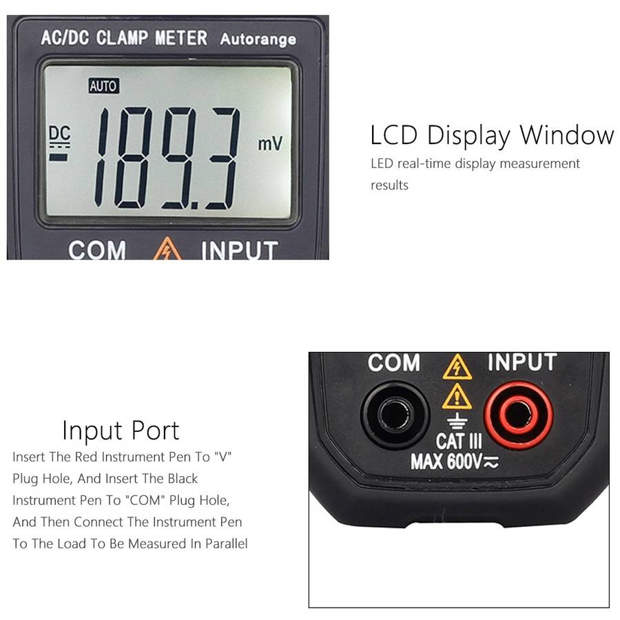 BSIDE ACM03 Plus 400A AC / DC Clamp Meter