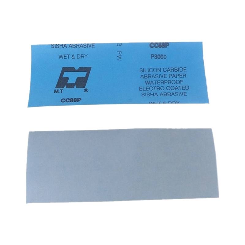 10pcs Grit 320 Wet And Dry Polishing Grinding SandpaperSize: 23 x 9cm (Blue)
