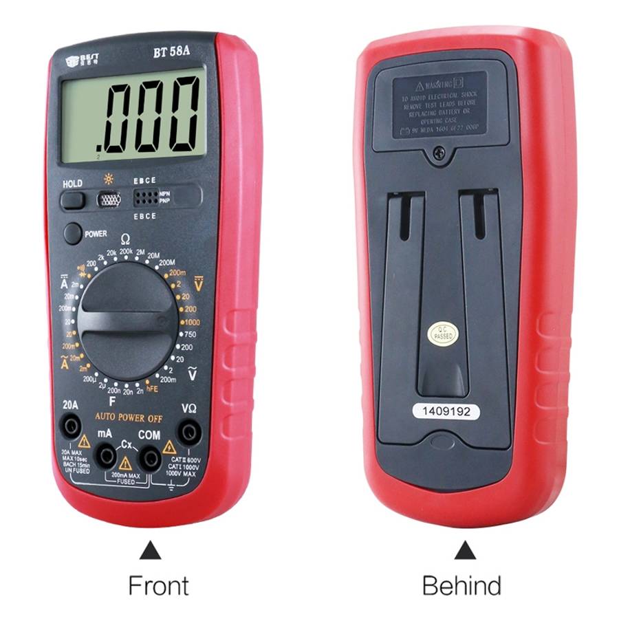 Repair Tools for Mobile & Tablet, BEST-58A Multi Function Digital Multimeter