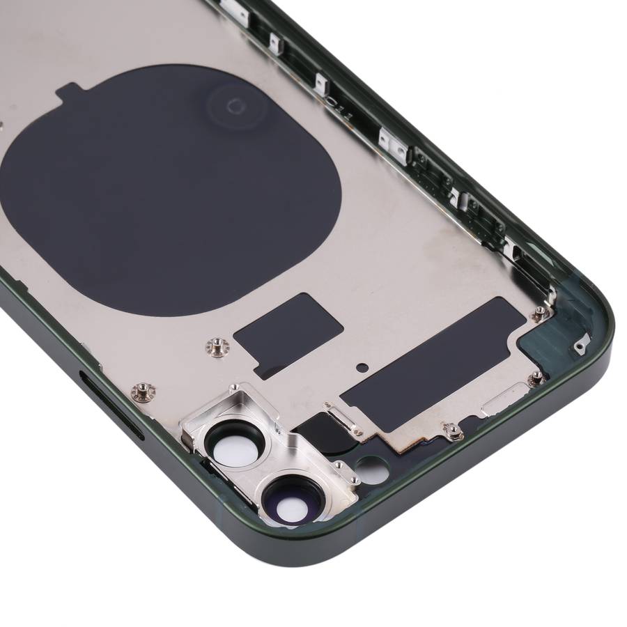 Frosted Frame Back Housing Cover with Appearance Imitation of iP13 Pro for iPhone 11(Green)