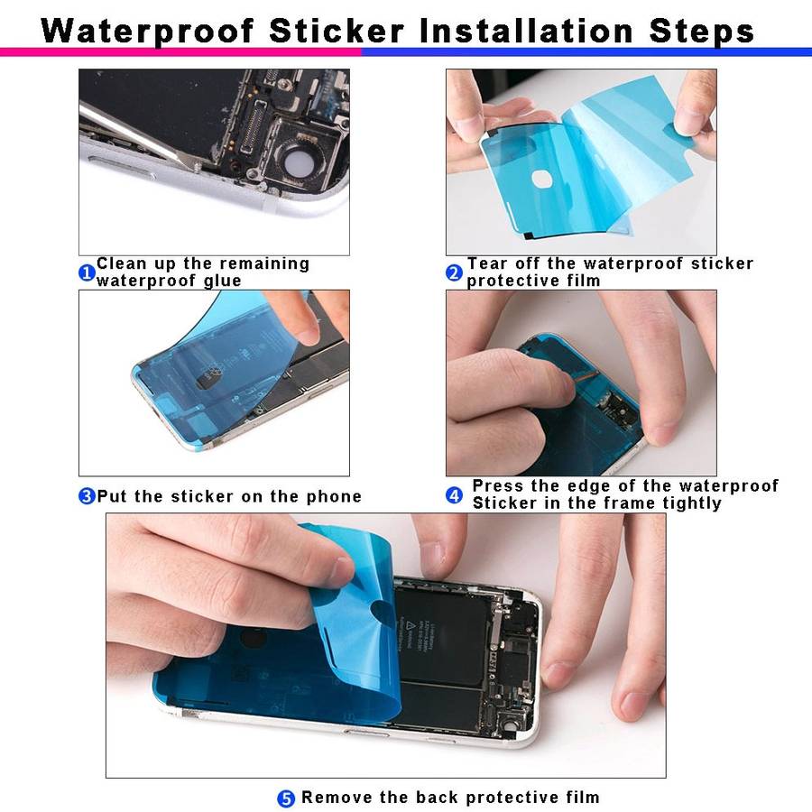 100 PCS Front Housing Adhesive for iPhone 11 Pro Max