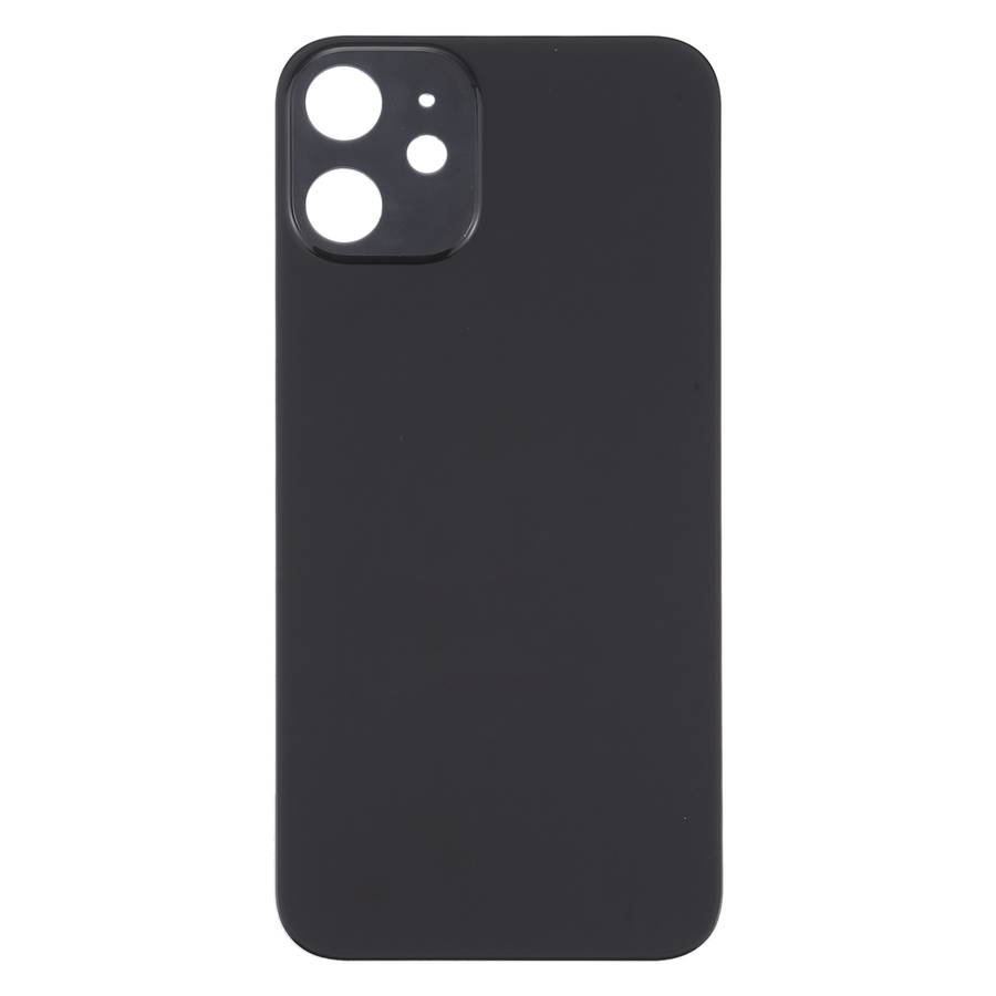 Easy Replacement Big Camera Hole Back Battery Cover for iPhone 12 Mini(Black)