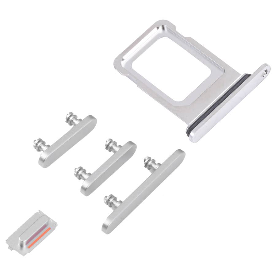 SIM Card Tray + SIM Card Tray + Side Keys for iPhone 14 Pro (Black)