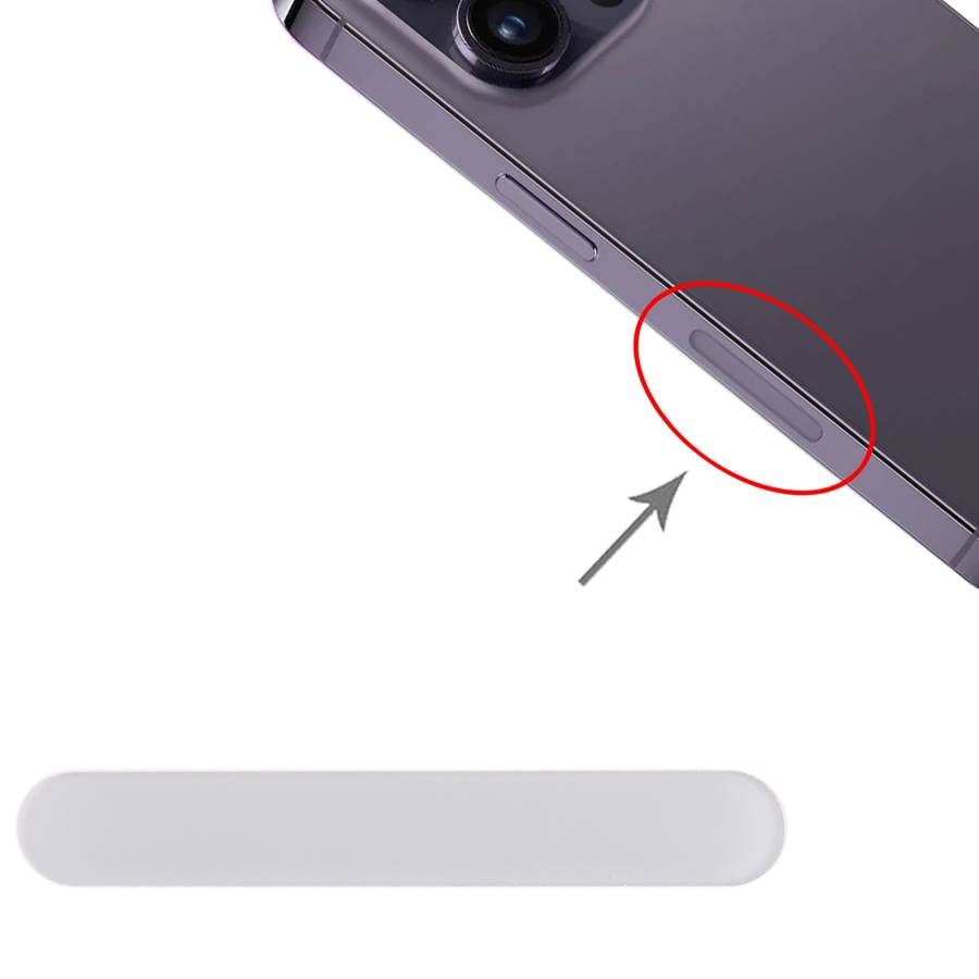 For iPhone 14 Pro / 14 Pro Max US Edition 5G Signal Antenna Glass Plate (Black)