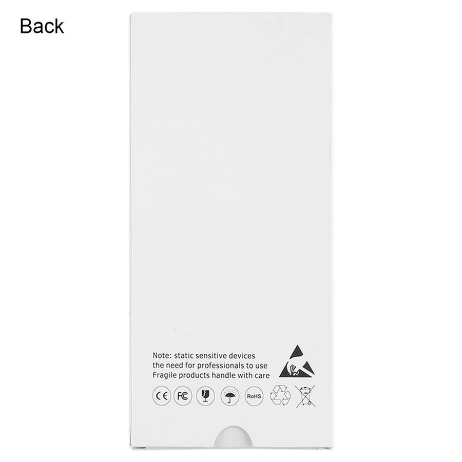 50 PCS Cardboard Packaging White Box for iPhone 5 LCD Screen