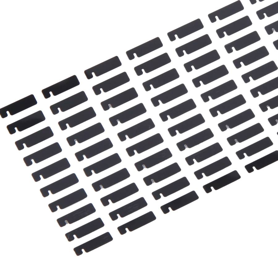 For iPhone 15 Pro Max 100pcs/set LCD Side Black Adhesive Sticker(03)