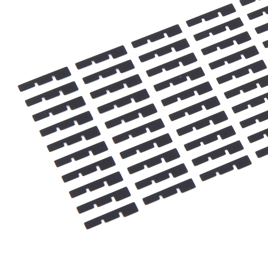 For iPhone 15 Pro 100pcs/set LCD Side Black Adhesive Sticker(03)