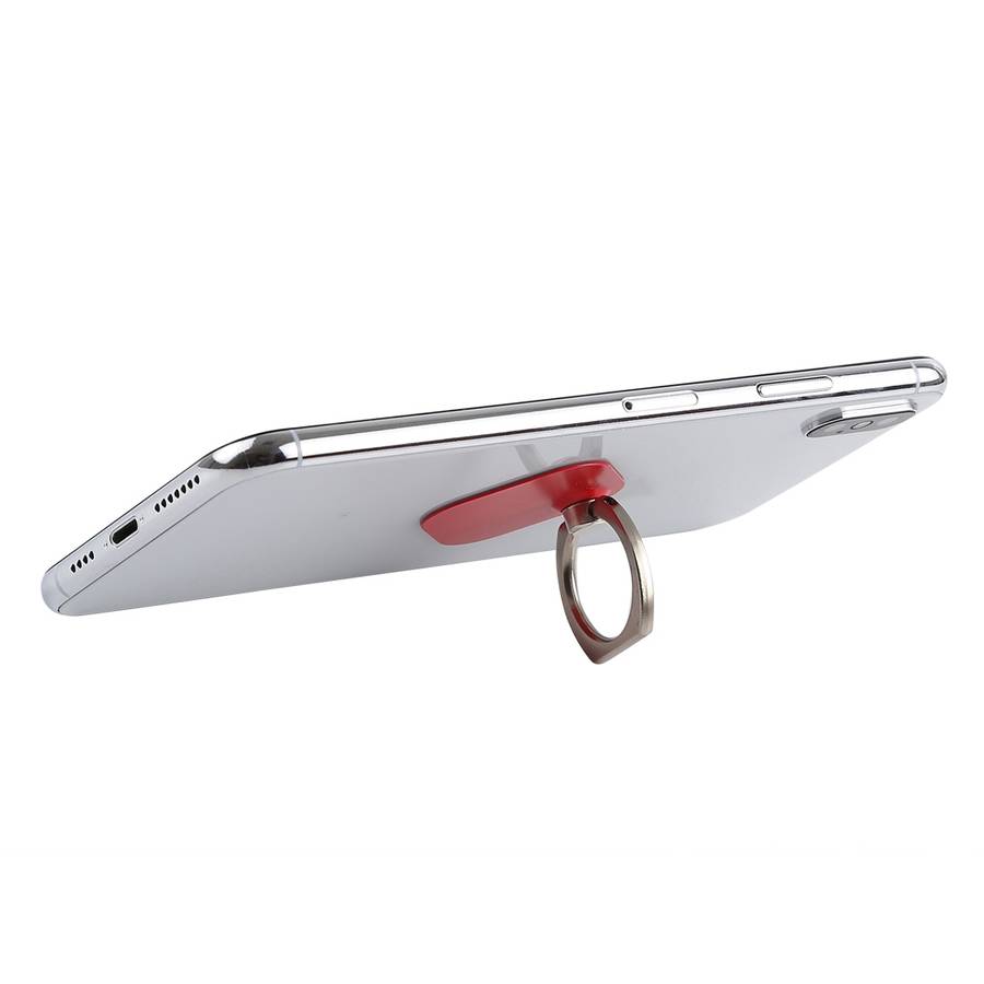 Ring Phone Metal Holder for iPad, iPhone, Galaxy, Huawei, Xiaomi, LG, HTC and Other Smar ... (Red)