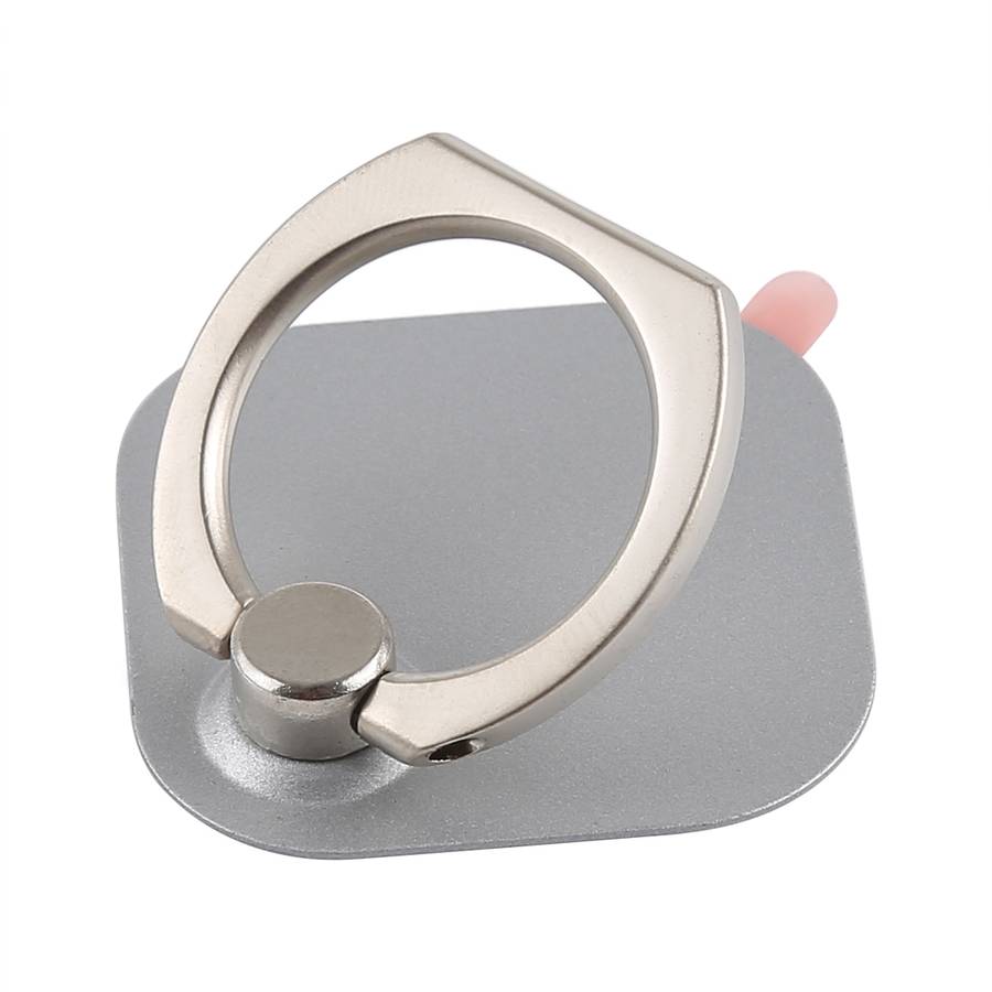 Ring Phone Metal Holder for iPad, iPhone, Galaxy, Huawei, Xiaomi, LG, HTC and Other S ... (Silver)
