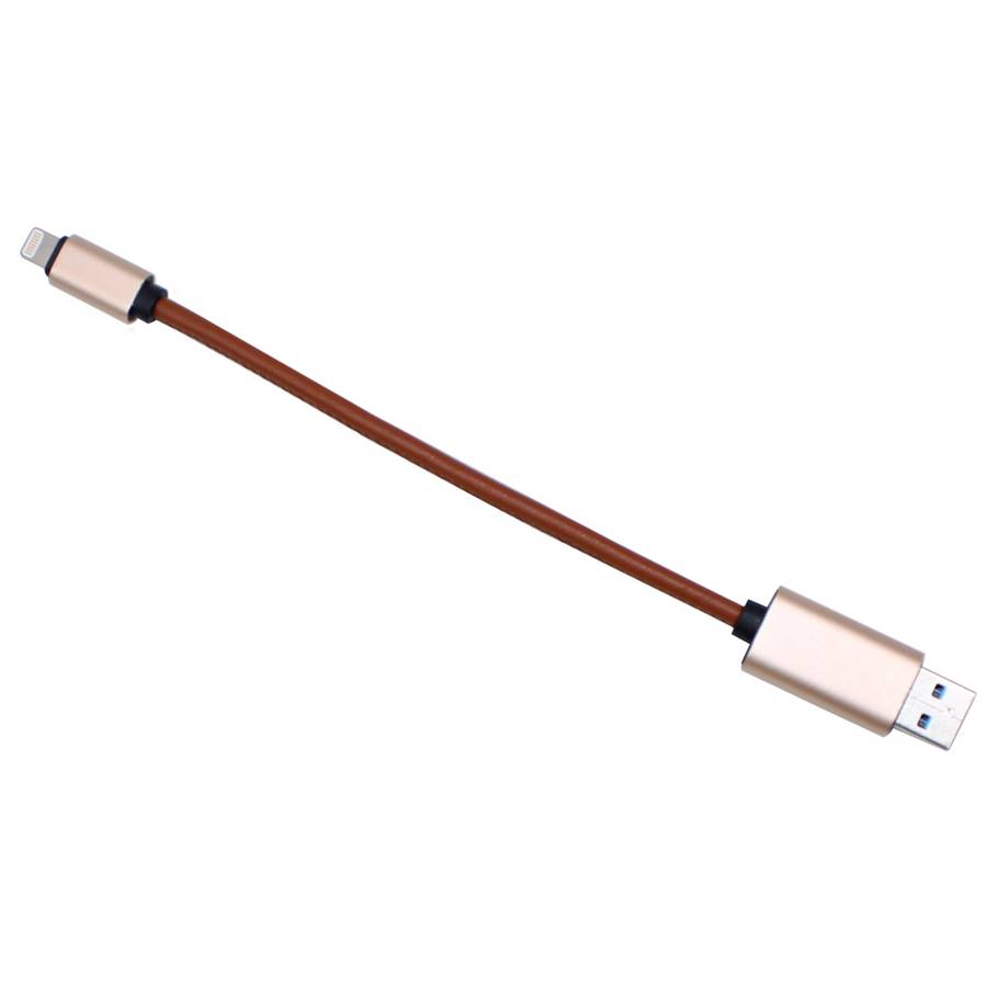 2 in 1 32GB U Disk Flash Drive MFI 8 Pin Leather Surface Data & Charging Cable
