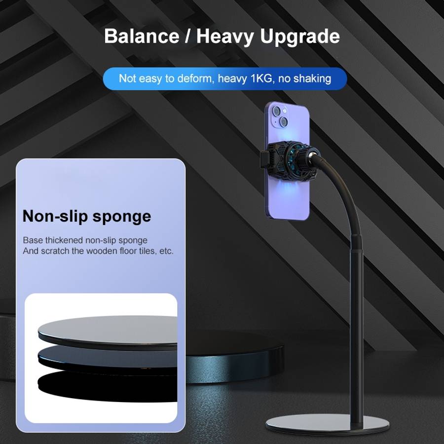 S98 Cellphone Semiconductor Refrigeration Radiator Game Live Phone Holder (White)