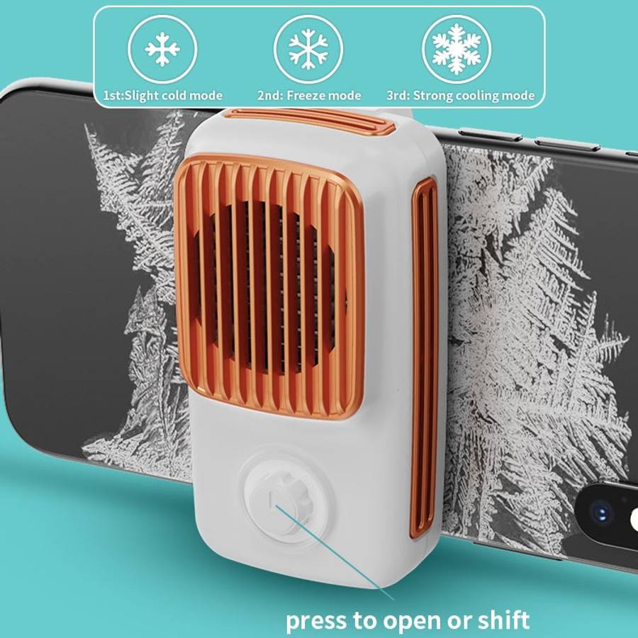 MEMO DL03 Retro Three-speed Temperature Adjustable Semiconductor Cooling Mobile Phone ... (White)