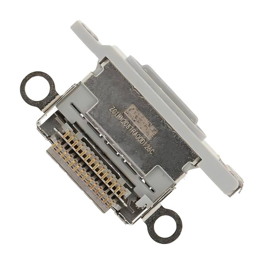 For iPhone 17 Pro / 17 Pro Max Charging Port Connector (Orange)