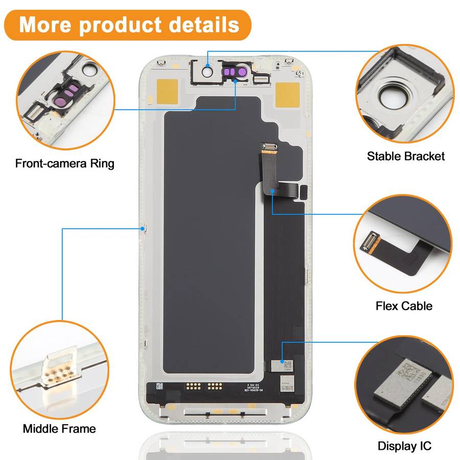 HXL Soft OLED Screen For iPhone 17 Pro