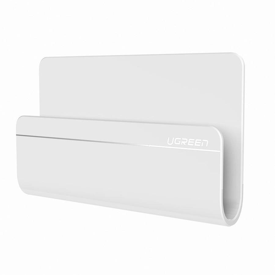 UGREEN Phone Charging Holder Wall Dock with Sticker For iPhone, Samsung, Lenovo, Sony ... (Silver)