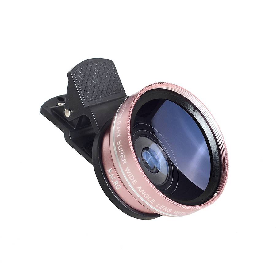 APEXEL APL-0.45WM 2 in 1 Universal 12.5X Macro Lens + 0.45X Wide-angle Lens Kit