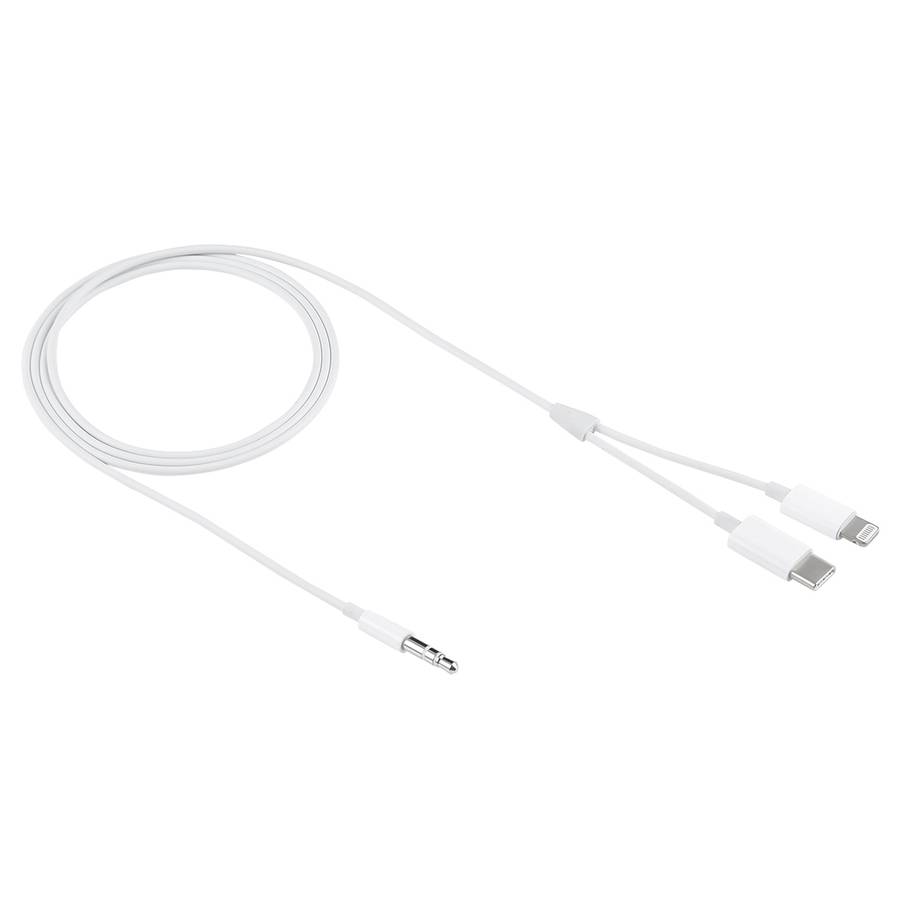 MH-CM32 8 Pin & Type-C to 3.5mm Jack Mobile Phone Audio Cable