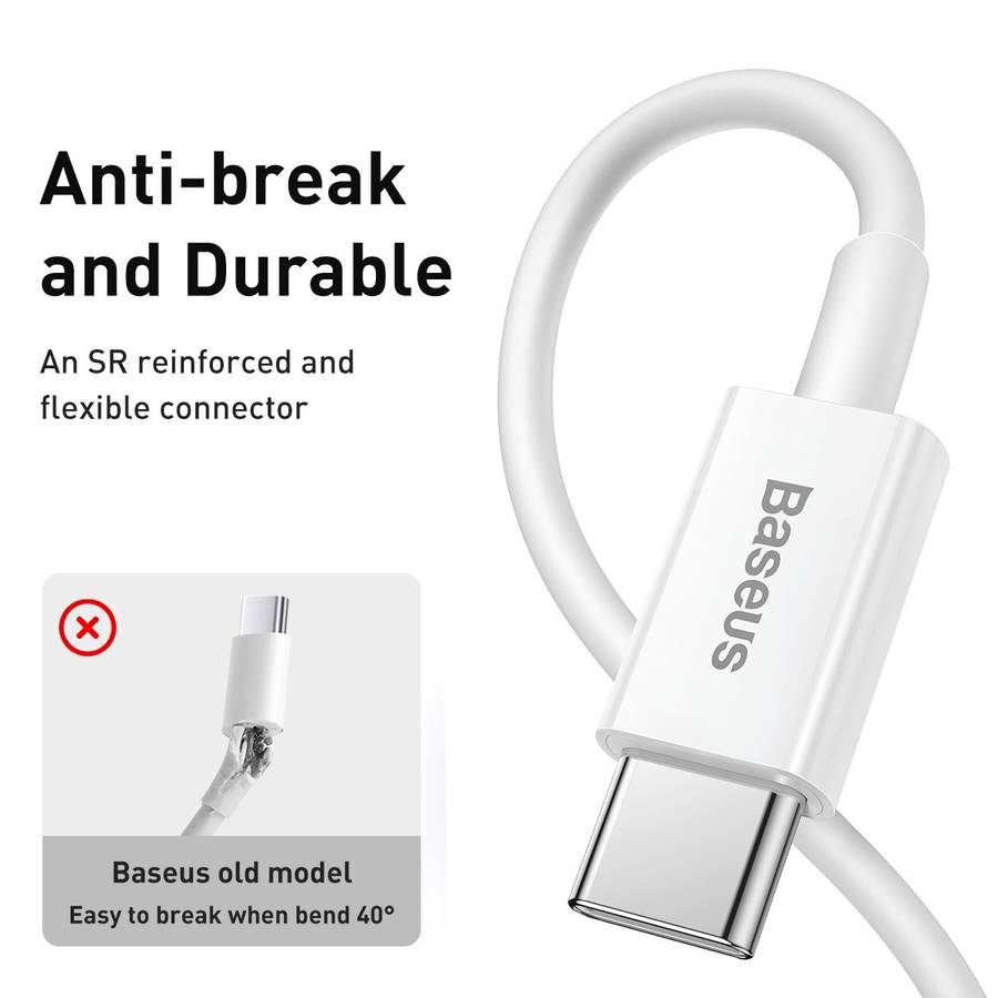Baseus Superior Series CATLYS-A02 PD 20W USB-C / Type-C to 8 Pin Interface Fast Chargi ... (White)