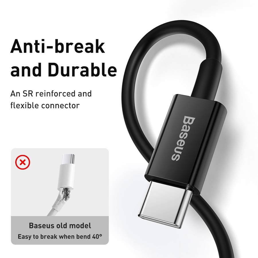 Baseus Superior Series CATLYS-C01 PD 20W USB-C / Type-C to 8 Pin Interface Fast Chargi ... (Black)