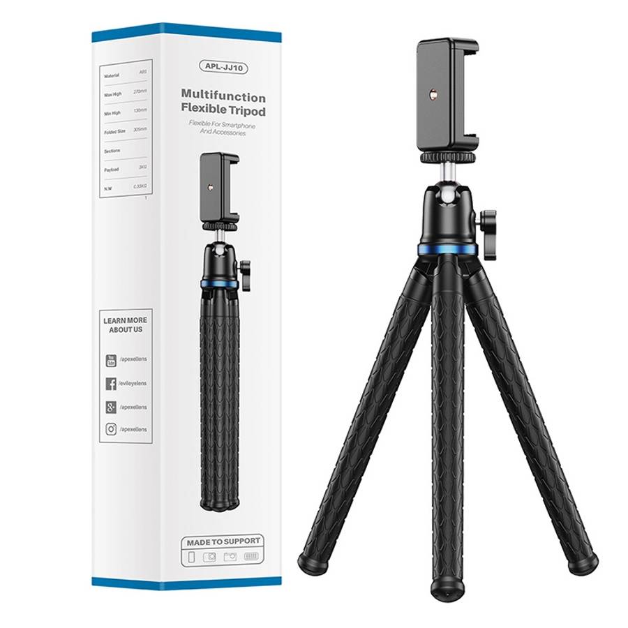 APEXEL APL-JJ10 Mobile SLR Sports Camera Live Broadcast Universal Octopus Tripod Bracket