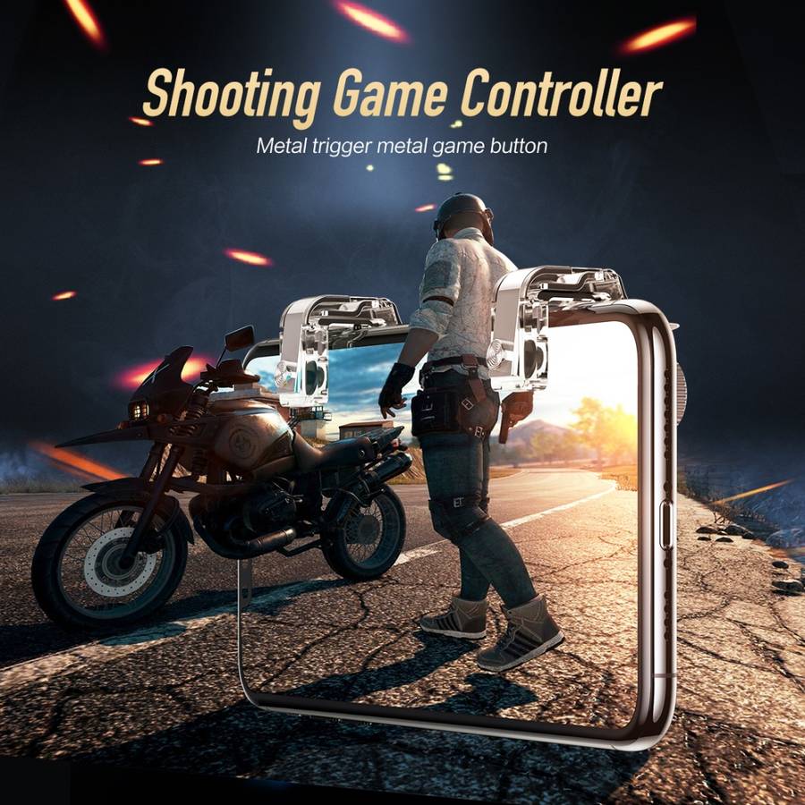 ROCK RPH0879 A Version Shooting Game Controller, Pair