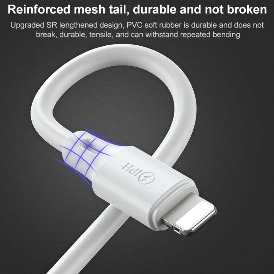 WK WDC-103 3A 3 In 1 8 Pin + Micro USB + Type-C / USB-C Fullspeed Pro Charging Data Ca ... (Black)