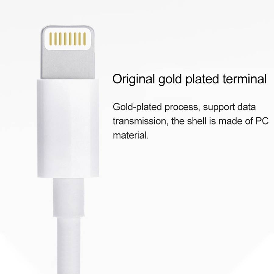 Original Xiaomi Youpin ZMI 8Pin Charging + Transmission MFi Certified Data Cable, Leng ... (White)