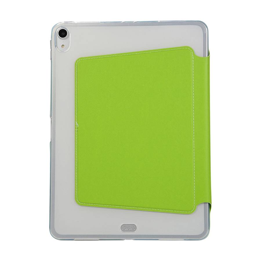 PU Leather Case for iPad Pro 11 inch (2018), with Multi-folding Holder & Sleep ... (Grass Green)