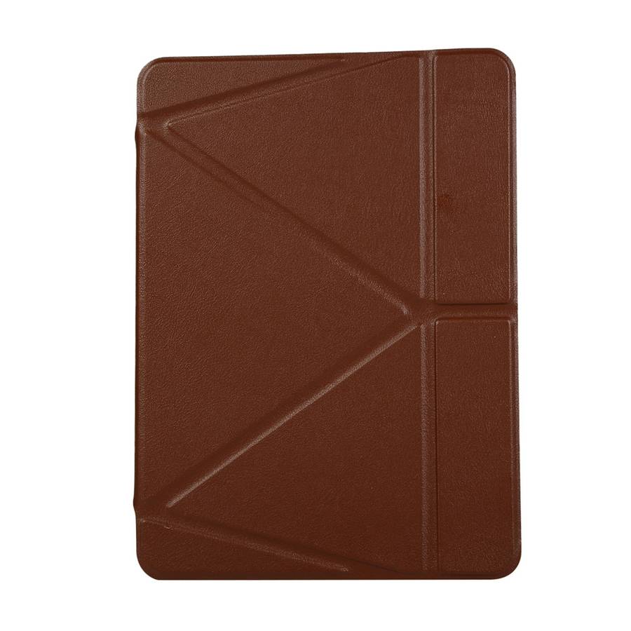 PU Leather Case for iPad Pro 11 inch (2018), with Multi-folding Holder & Sleep / Wake ... (Brown)
