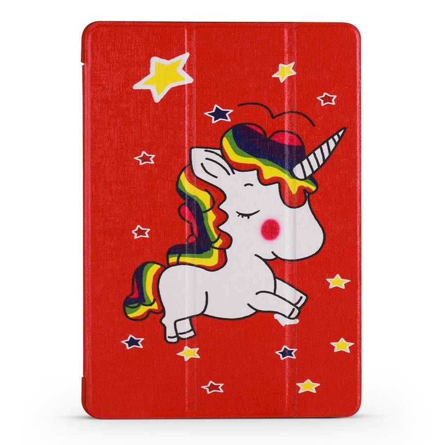 Unicorn Pattern Horizontal Flip PU Leather Case for iPad Air 2019 / Pro 10.5 inch, with Three-fold
