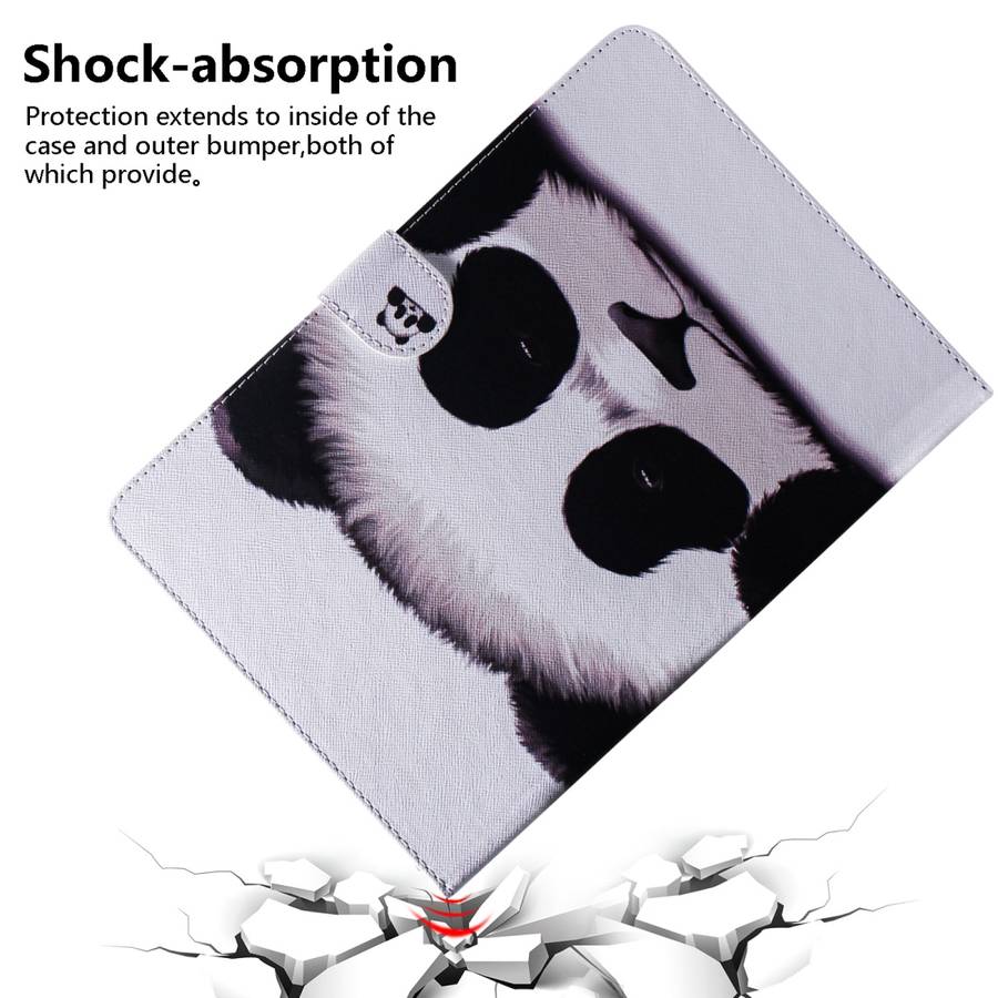 Panda Pattern Horizontal Flip Leather Case for iPad Pro 11 inch (2018), with Holder & Card Slot &
