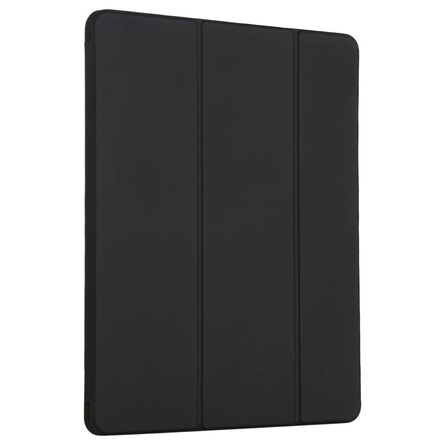 For iPad Pro 11 (2020) PC + PU Magnetic Leather Tablet Case with Three-folding Holder (Black)