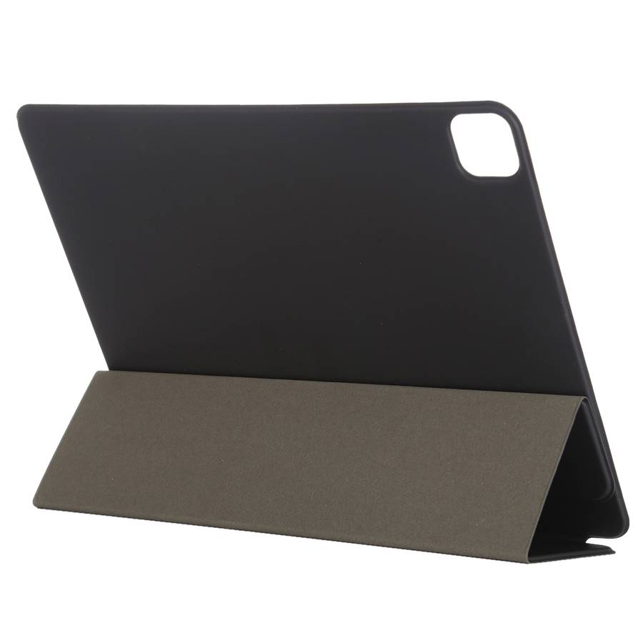 For iPad Pro 11 (2020) PC + PU Magnetic Leather Tablet Case with Three-folding Holder (Black)