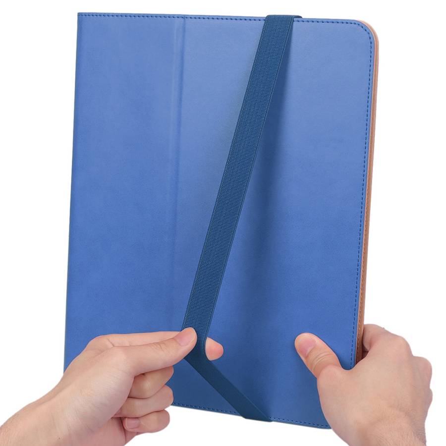 For iPad Pro 12.9 (2020) Retro Texture PU + TPU Horizontal Flip Leather Tablet Case wit ... (Blue)