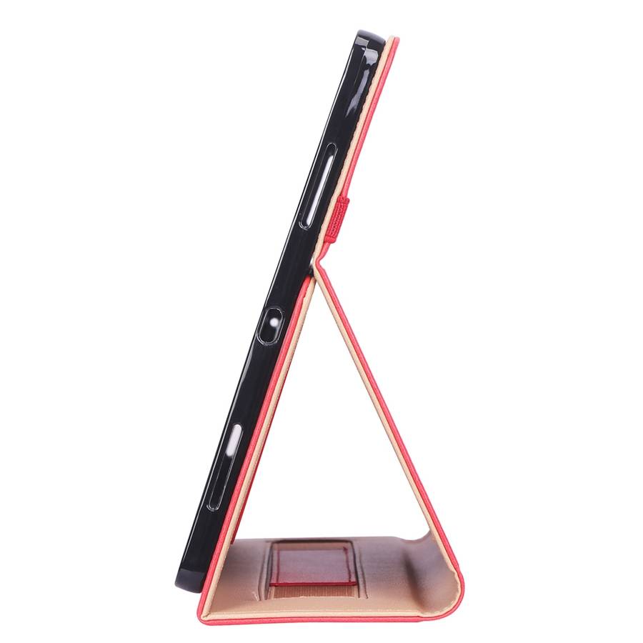 For iPad Pro 12.9 (2020) Retro Texture PU + TPU Horizontal Flip Leather Tablet Case with ... (Red)