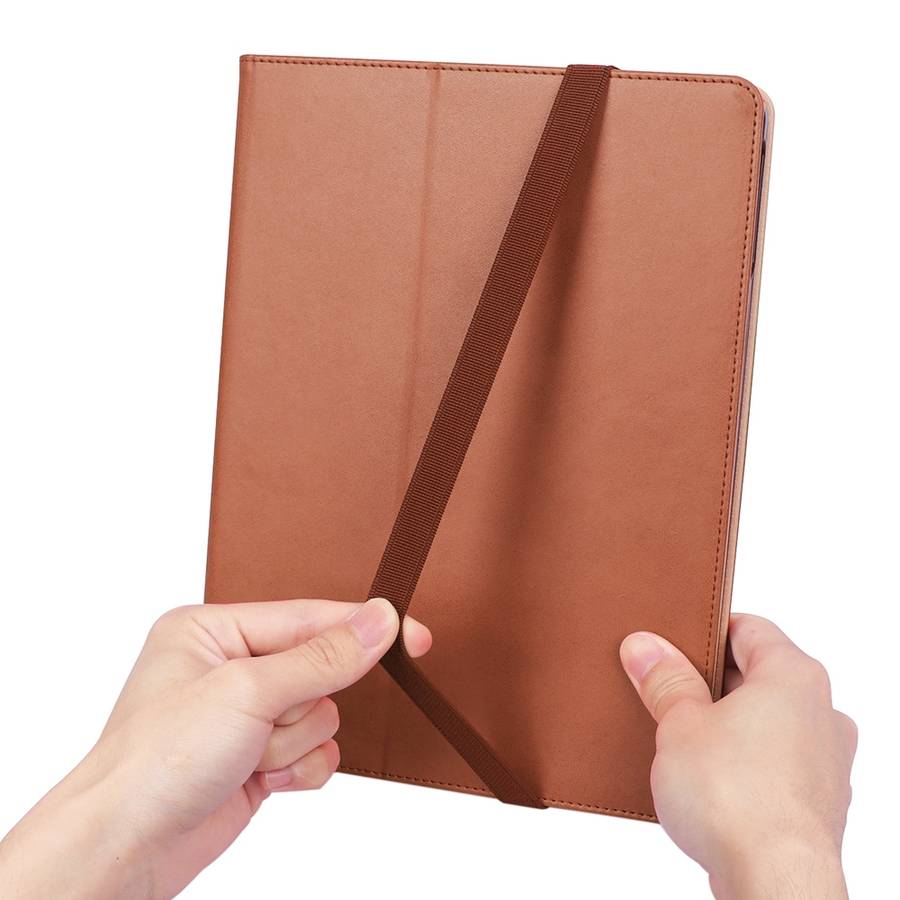 For iPad Pro 12.9 (2020) Retro Texture PU + TPU Horizontal Flip Leather Tablet Case wi ... (Brown)