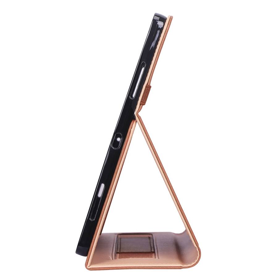 For iPad Pro 12.9 (2020) Retro Texture PU + TPU Horizontal Flip Leather Tablet Case wi ... (Brown)